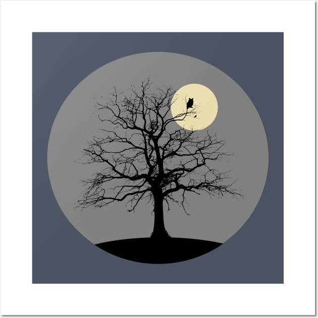 Night Owl Wall Art by OneStopNerdShop